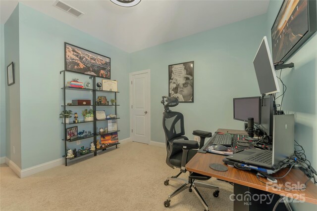 11333 Preservation Ln, Charlotte, NC 28278 - carpeted home office featuring baseboards