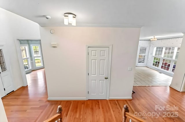 4619 Glasgow Ct, Gastonia, NC 28056 - corridor featuring wood finished floors and plenty of natural light