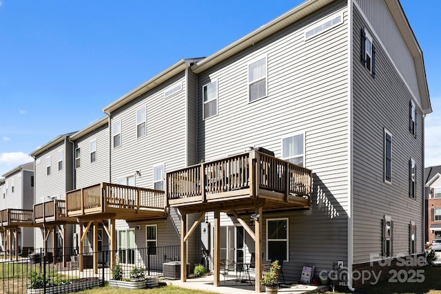 2665 Grantham Place Dr, Fort Mill, SC 29715 - back of house featuring a patio, a wooden deck, and a residential view