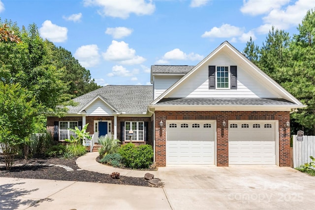 5418 Commodore Pl, Clover, SC 29710 - traditional-style house featuring driveway, brick siding, a shingled roof, and an attached garage