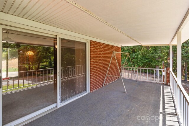24501 Canton Rd, Albemarle, NC 28001 - view of patio / terrace featuring a balcony