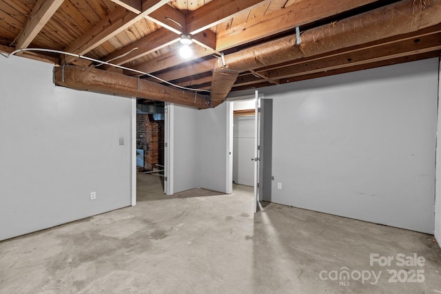 24501 Canton Rd, Albemarle, NC 28001 - view of unfinished basement