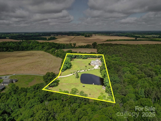 4111 Jenkins Rd, Marshville, NC 28103 - view of rural area with property parcel outlined