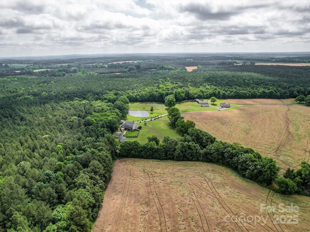 4111 Jenkins Rd, Marshville, NC 28103 - overview of rural landscape featuring a forest