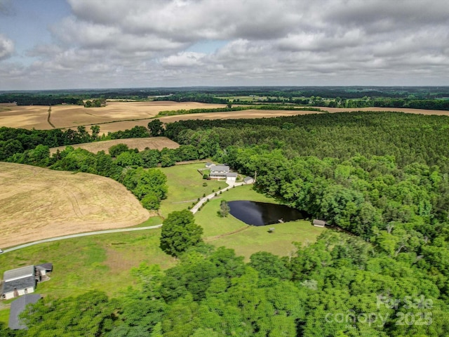 4111 Jenkins Rd, Marshville, NC 28103 - aerial view of a heavily wooded area and a nearby body of water