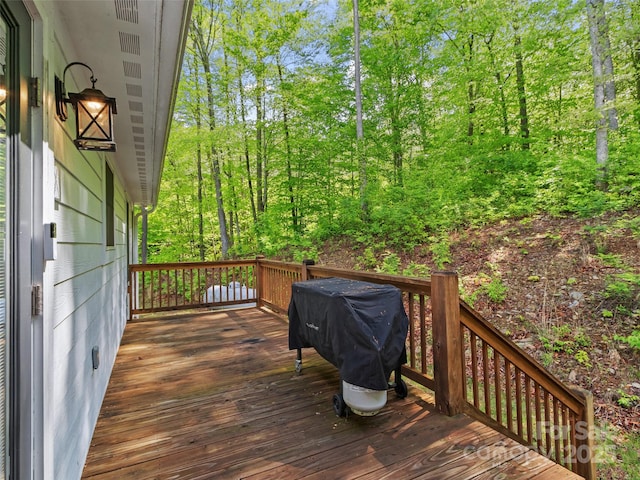 155 Pebble Ridge Rd, Spruce Pine, NC 28777 - deck with a grill