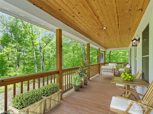 155 Pebble Ridge Rd, Spruce Pine, NC 28777 - view of wooden deck