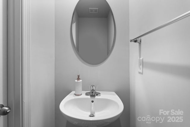bathroom with a sink