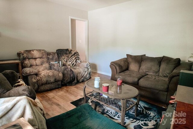 305 Ridge Manor Dr, Raeford Township, NC 28376 - living area with wood finished floors