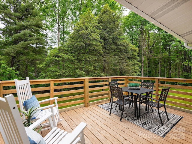 16 Emerson Poore Dr, Candler, NC 28715 - deck with outdoor dining space