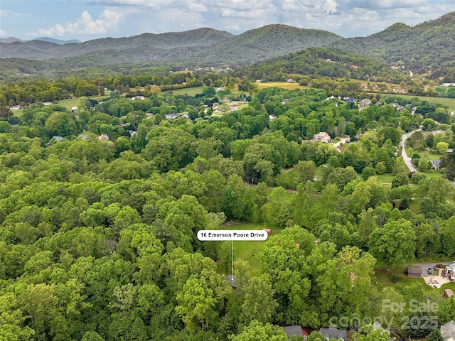 16 Emerson Poore Dr, Candler, NC 28715 - aerial view of a mountainous background and a forest