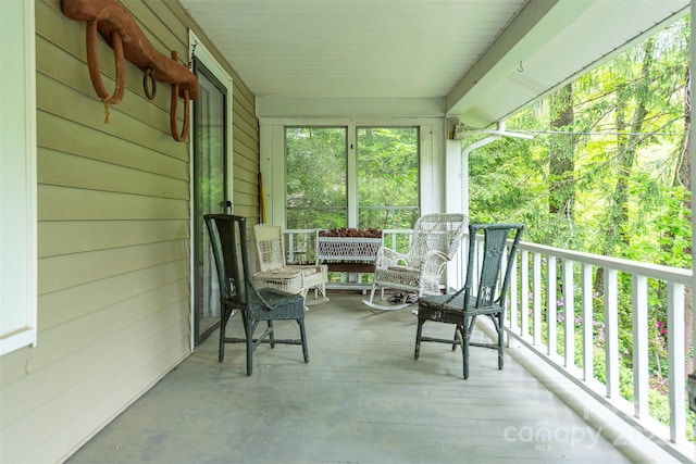223 Assembly Dr, Montreat, NC 28757 - view of balcony