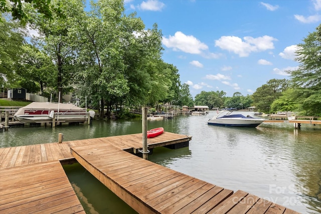 147 Bluewing Ln Unit 274, Mooresville, NC 28117 - dock area featuring a water view