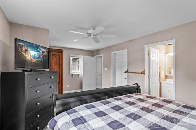 147 Bluewing Ln Unit 274, Mooresville, NC 28117 - bedroom featuring connected bathroom and ceiling fan