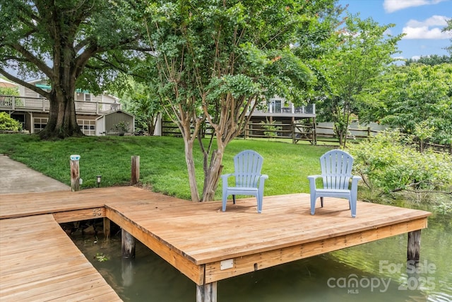 147 Bluewing Ln Unit 274, Mooresville, NC 28117 - dock area featuring a deck with water view