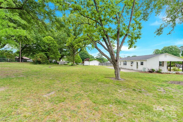 1501 E Church St, Cherryville, NC 28021 - view of yard featuring a shed and an outdoor structure