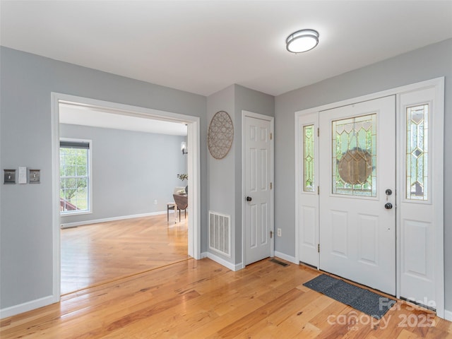 2600 Crabtree Rd, Waynesville, NC 28785 - foyer entrance featuring light wood-style floors and baseboards