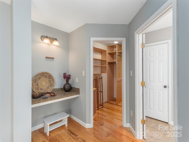2600 Crabtree Rd, Waynesville, NC 28785 - corridor with light wood finished floors and baseboards
