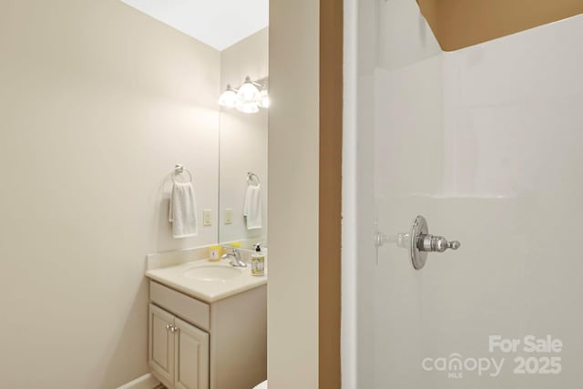 143 Wildflower Ln, Sugar Mountain, NC 28604 - full bathroom featuring vanity and a shower
