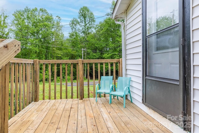 3614 Frank Whisnant Rd, Morganton, NC 28655 - wooden terrace featuring a yard