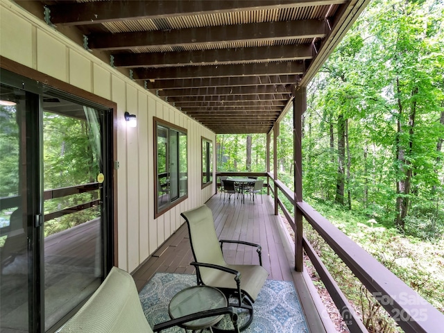 76 Shirley Dr, Maggie Valley, NC 28751 - view of deck