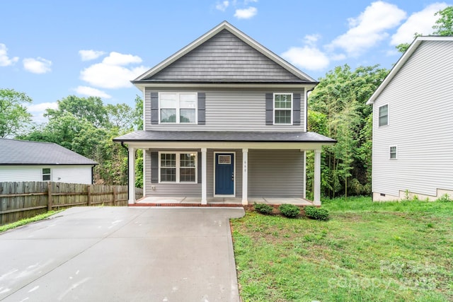668 Smith St, Kannapolis, NC 28083 - view of front of house with covered porch
