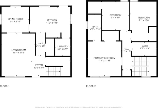 668 Smith St, Kannapolis, NC 28083 - floor plan / room layout