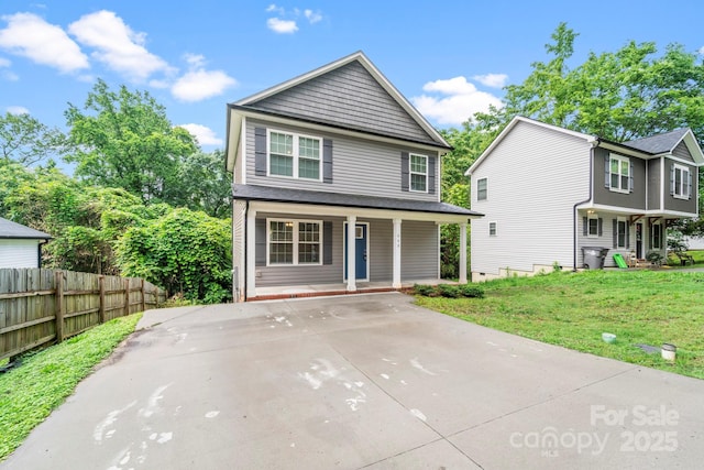 668 Smith St, Kannapolis, NC 28083 - view of front of home with a porch