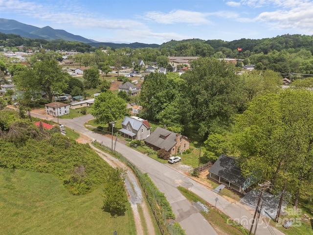 11 Mountain View Anx, Old Fort, NC 28762 - aerial overview of property's location featuring nearby suburban area and mountains