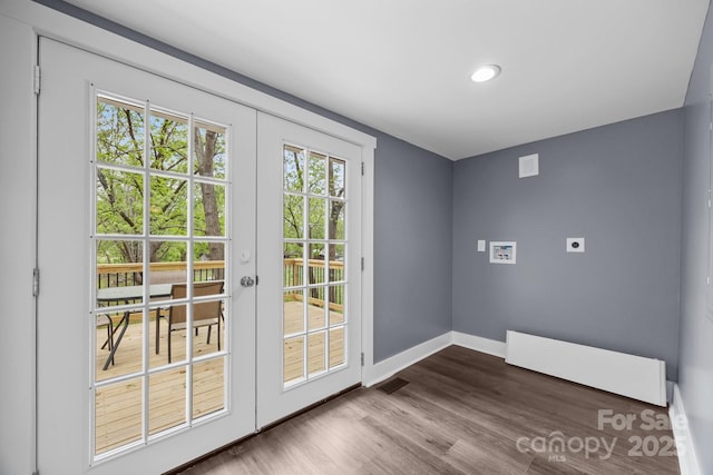 11 Mountain View Anx, Old Fort, NC 28762 - entryway with baseboards, dark wood finished floors, and recessed lighting