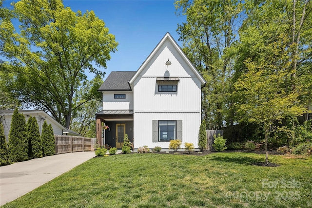 324 Elm St, Belmont, NC 28012 - modern inspired farmhouse with a standing seam roof and metal roof