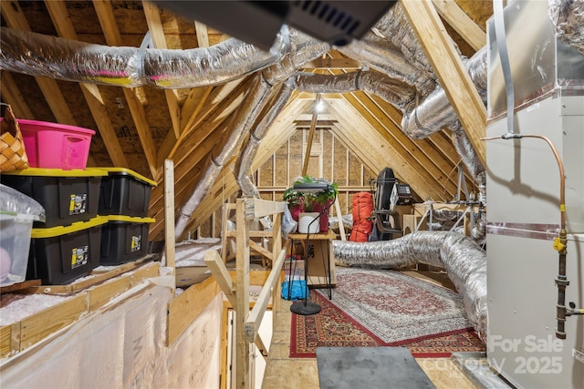 324 Elm St, Belmont, NC 28012 - unfinished attic with heating unit