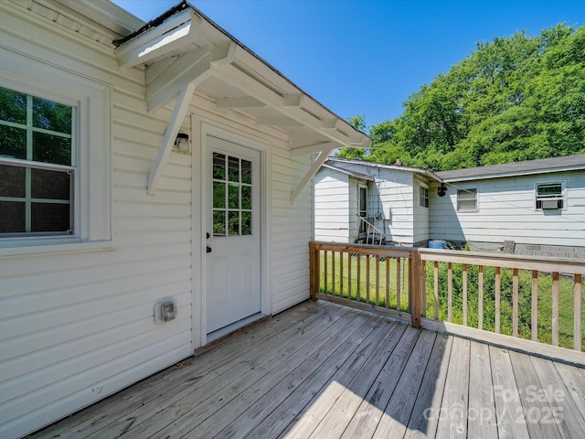 83 Woodsdale Pl SE, Concord, NC 28025 - view of wooden deck