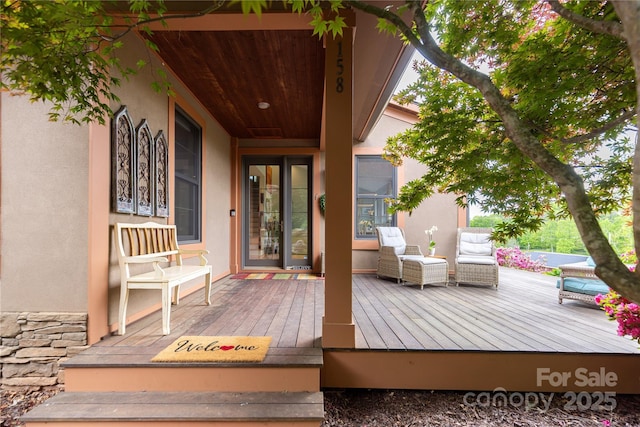 view of deck