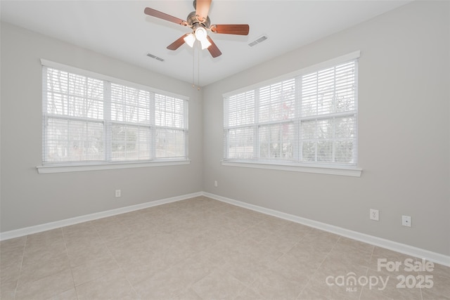 10008 King George Ln, Waxhaw, NC 28173 - empty room with a ceiling fan and baseboards