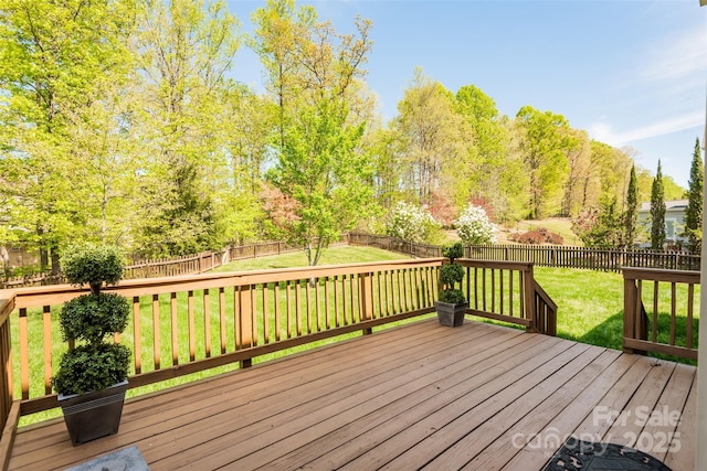 10008 King George Ln, Waxhaw, NC 28173 - view of wooden deck