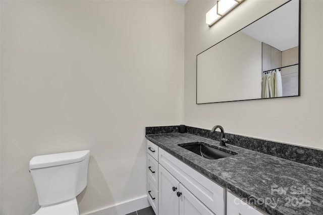 1141 Harper Lee Dr, Newton, NC 28658 - bathroom with vanity and a shower with curtain