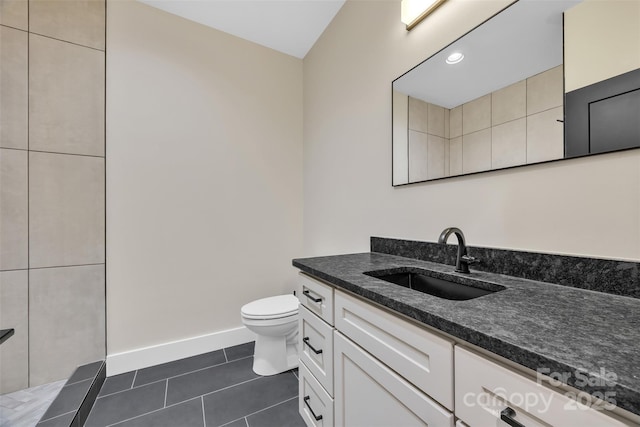 1141 Harper Lee Dr, Newton, NC 28658 - bathroom with vanity and tile patterned flooring