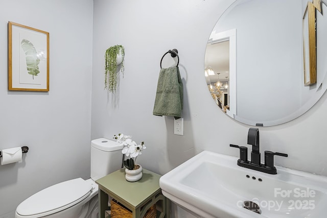 32 Whitaker View Rd, Fairview, NC 28730 - half bath featuring a sink and toilet