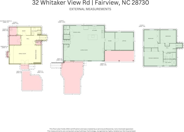 32 Whitaker View Rd, Fairview, NC 28730 - room layout