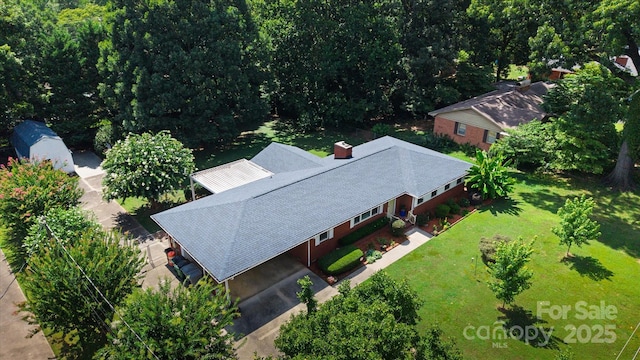 6003 Woodbridge Rd, Charlotte, NC 28227 - aerial view of property and surrounding area