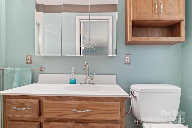 6003 Woodbridge Rd, Charlotte, NC 28227 - bathroom with vanity and toilet