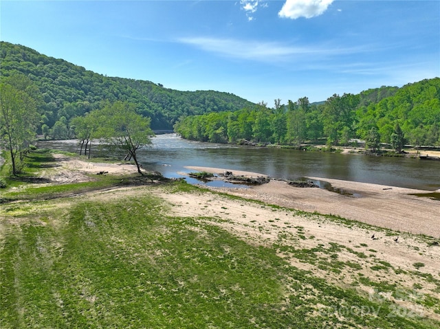 150 Easy St, Hot Springs, NC 28743 - water view featuring a forest