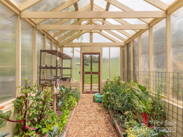 10 Gardening Frog Trl, Waynesville, NC 28785 - sunroom featuring vaulted ceiling