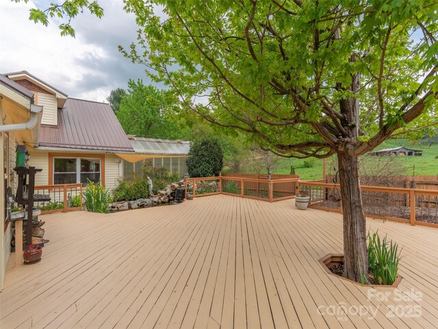 10 Gardening Frog Trl, Waynesville, NC 28785 - view of wooden terrace