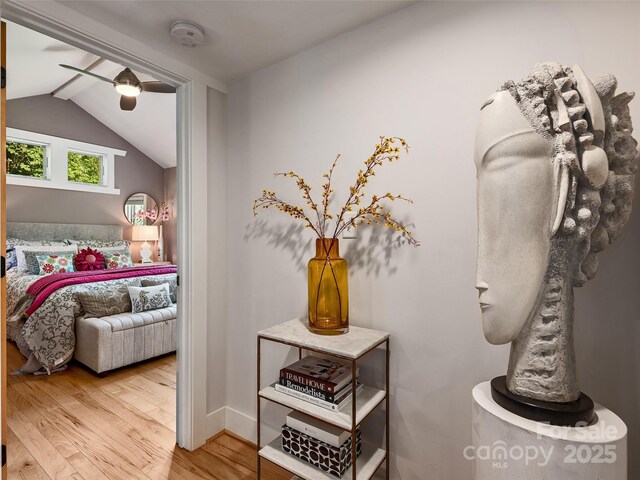 11 Kenilworth Rd, Asheville, NC 28803 - hallway with wood finished floors and baseboards