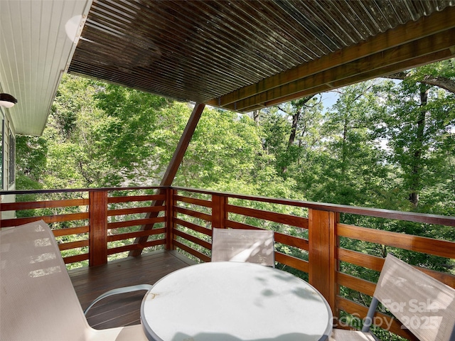 11 Kenilworth Rd, Asheville, NC 28803 - deck featuring outdoor dining space