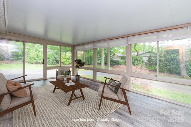 109 Wilkie Way, Fletcher, NC 28732 - sunroom featuring wood finished floors