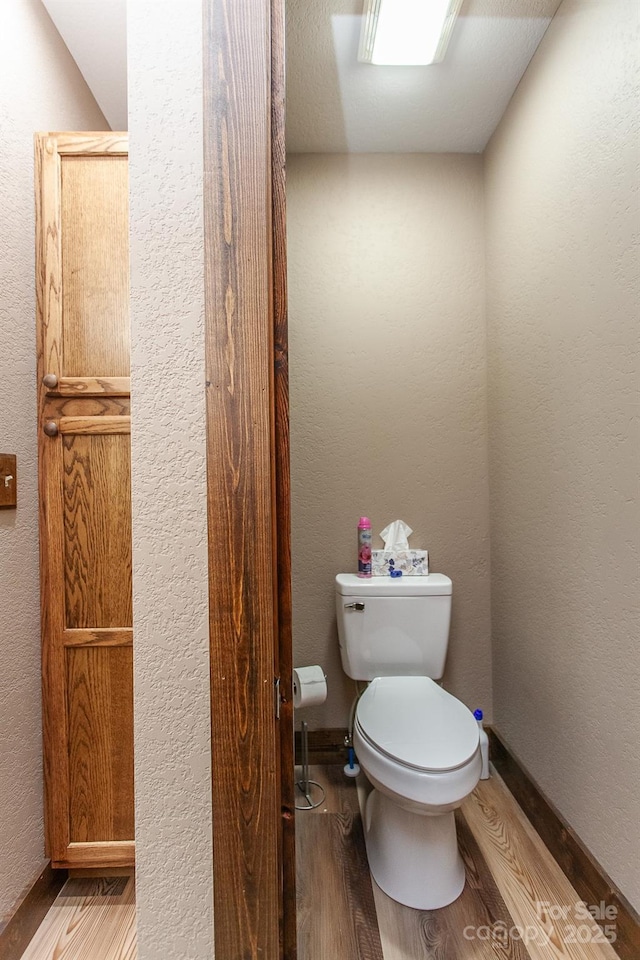 91 Riverview Dr, Robbinsville, NC 28771 - bathroom with wood finished floors and toilet