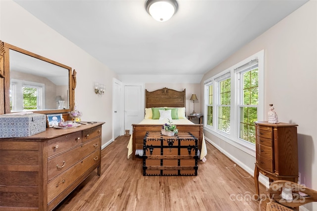 204 S Elm St, Cherryville, NC 28021 - bedroom with baseboards and light wood-style flooring